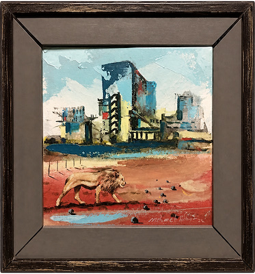 Mehmet Babat imzalı tablo — Yağlı Boya, 20×20 cm, 2.750 TL müzayede satışı