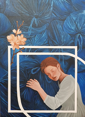 Kübra Duyar imzalı tablo — Akrilik Boya, 70×50 cm, 18.000 TL müzayede satışı