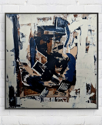 Merve Karapolat imzalı tablo — Akrilik Boya, 68×70 cm, 2.750 TL müzayede satışı