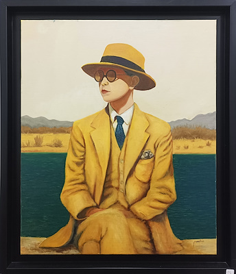 Can Atan imzalı tablo — Yağlı Boya, 55×46 cm, 16.000 TL müzayede satışı