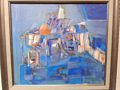 Gürcan Öner imzalı tablo — Yağlıboya, 40×35 cm, 5.000 TL müzayede satışı