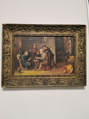 P. Batonı imzalı tablo — 35×50 cm, 6.500 TL müzayede satışı