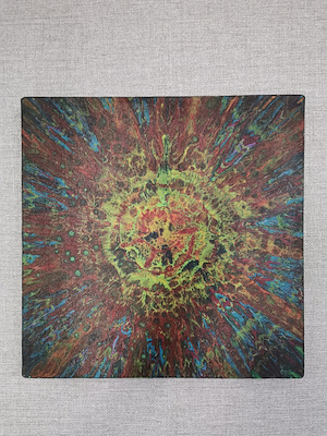 Kudret Çetinkaya imzalı tablo — Akrilik Boya, 40×40 cm, 1.500 TL müzayede satışı