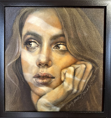 Çiğdem Buçak Telli imzalı tablo — Yağlı Boya, 40×40 cm, 20.000 TL müzayede satışı