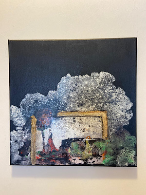 Emel Sıkar Genç imzalı tablo — Akrilik Boya, 30×30 cm, 1.000 TL müzayede satışı