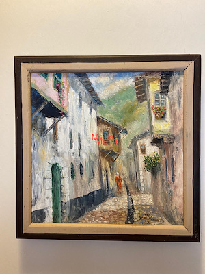 Yusuf Altunay imzalı tablo — Yağlı Boya, 30×30 cm, 1.000 TL müzayede satışı