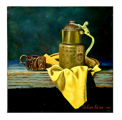 Orhan Köse imzalı tablo — Akrilik Boya, 30×30 cm, 1.600 TL müzayede satışı