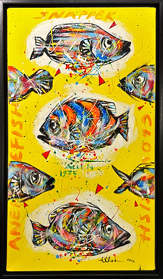 Şenol Sak imzalı tablo — Yağlı Boya, 70×40 cm, 10.000 TL müzayede satışı