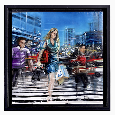 Erdem Koç imzalı tablo — Akrilik Boya, 30×30 cm, 2.000 TL müzayede satışı
