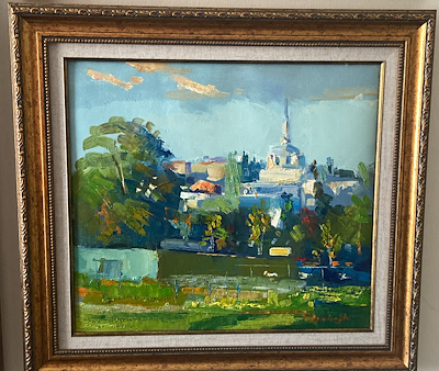 Teymur Ağalıoğlu imzalı tablo — Yağlı Boya, 45×35 cm, 40.000 TL müzayede satışı