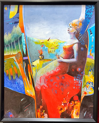 Berrin İlhan imzalı tablo — Akrilik Boya, 50×60 cm, 2.000 TL müzayede satışı