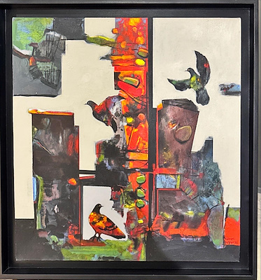 Hüseyin Yıldırım imzalı tablo — Yağlı Boya, 50×50 cm, 15.000 TL müzayede satışı