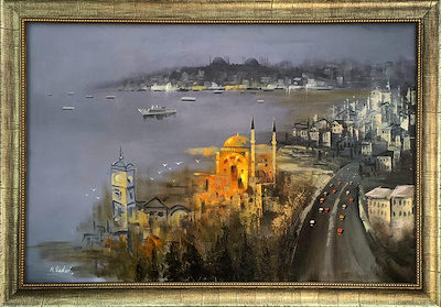 Hamid Saeed Sadri imzalı tablo — Yağlı Boya, 120×80 cm, 10.000 TL müzayede satışı