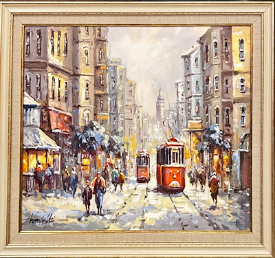 İrfan Çiftçi imzalı tablo — Yağlı Boya, 50×60 cm, 10.000 TL müzayede satışı