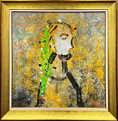 Sera Uzel imzalı tablo — Akrilik Boya, 70×70 cm, 127.000 TL müzayede satışı