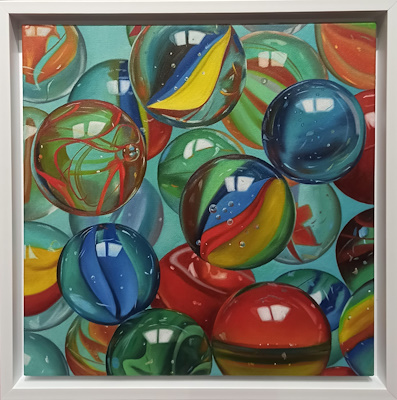 Cemil Arslan imzalı tablo — Yağlı Boya, 40×40 cm, 35.000 TL müzayede satışı