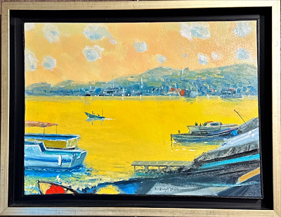 Abidin Celal Binzet imzalı tablo — Yağlı Boya, 35×45 cm, 25.000 TL müzayede satışı