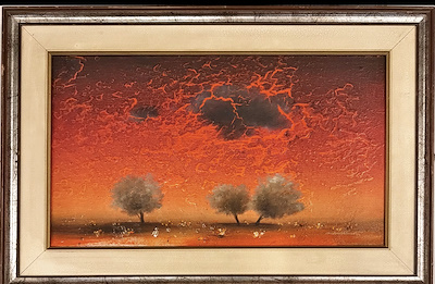 Ekrem Kahraman imzalı tablo — Yağlı Boya, 27×46 cm, 30.000 TL müzayede satışı