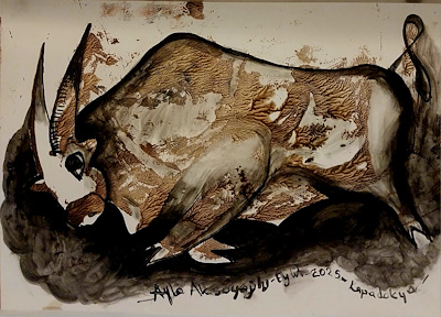 Ayla Aksoyoğlu imzalı tablo — Karışık Teknik, 25×35 cm, 8.500 TL müzayede satışı