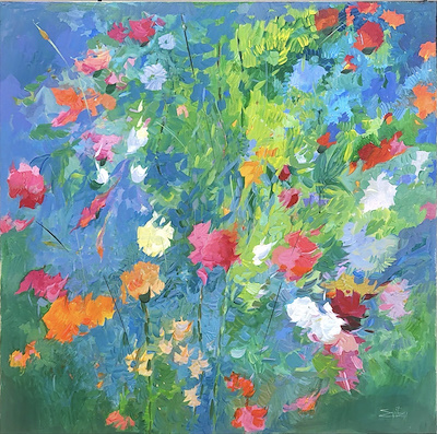 Haluk Evitan imzalı tablo — Yağlı Boya, 80×80 cm, 60.000 TL müzayede satışı