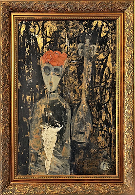 Sera Uzel imzalı tablo — Akrilik Boya, 50×35 cm, 35.000 TL müzayede satışı