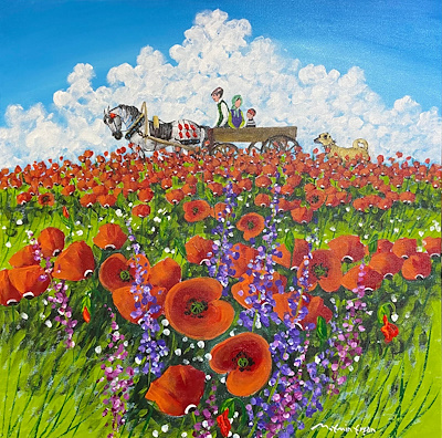 Mehmet Emin Erşan imzalı tablo — Akrilik Boya, 50×50 cm, 30.000 TL müzayede satışı