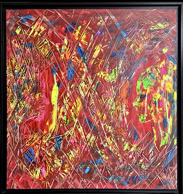 Murat Yıldırımçakar imzalı tablo — Akrilik Boya, 120×120 cm, 70.000 TL müzayede satışı