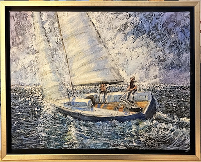 Şener Boran imzalı tablo — Yağlı Boya, 35×50 cm, 7.500 TL müzayede satışı