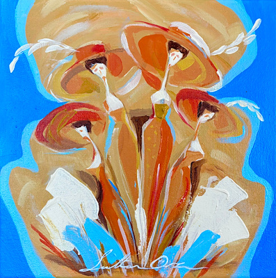 Sultan Örs imzalı tablo — Akrilik Boya, 30×30 cm, 2.000 TL müzayede satışı