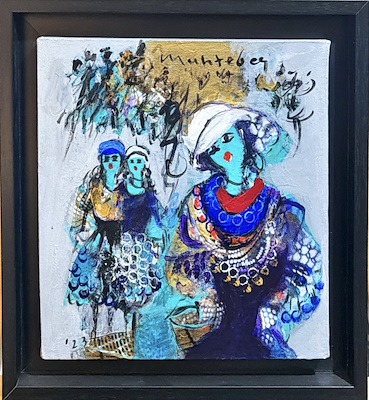 Muhteber Demirtaş imzalı tablo — Akrilik Boya, 30×30 cm, 4.750 TL müzayede satışı