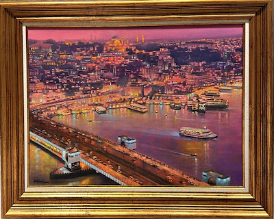 Nihat Evren Derman imzalı tablo — Yağlı Boya, 50×70 cm, 32.500 TL müzayede satışı