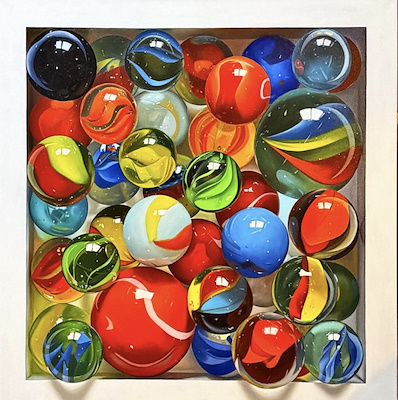 Cemil Arslan imzalı tablo — Akrilik Boya, 80×80 cm, 45.000 TL müzayede satışı