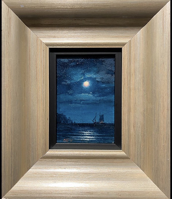 Sergey Koval imzalı tablo — Yağlı Boya, 14×9 cm, 15.000 TL müzayede satışı