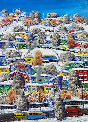 Hamdi Eser imzalı tablo — Yağlı Boya, 70×50 cm, 25.000 TL müzayede satışı