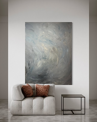 Filiz Zekioğlu imzalı tablo — Yağlı Boya, 200×150 cm, 10.000 TL müzayede satışı