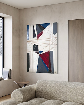 Filiz Zekioğlu imzalı tablo — Karışık Teknik, 160×110 cm, 8.000 TL müzayede satışı