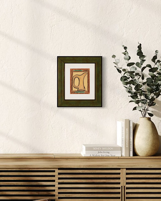 Şemsi Arel imzalı tablo — Pastel Boya, 18×14 cm, 8.000 TL müzayede satışı