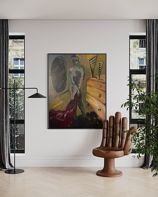 Hale Arpacıoğlu imzalı tablo — Yağlı Boya, 130×100 cm, 45.000 TL müzayede satışı