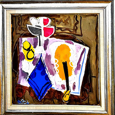 Adnan Turani imzalı tablo — Yağlıboya, 60×60 cm, 190.236 TL müzayede satışı