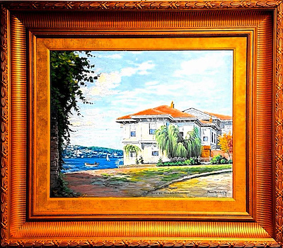 Ahmet Yakupoğlu imzalı tablo — Minyatür, 40×50 cm, 95.118 TL müzayede satışı