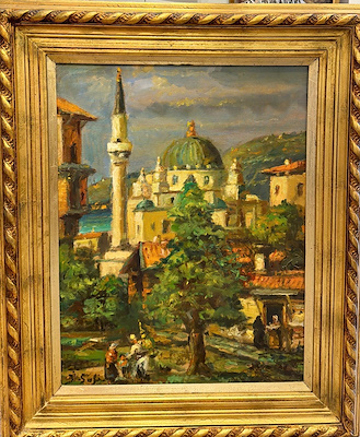 İbrahim Safi imzalı tablo — Yağlıboya, 65×50 cm, 657.195 TL müzayede satışı