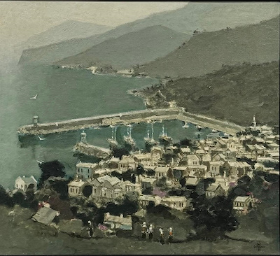 Cahit Güraydın imzalı tablo — Yağlıboya, 45×50 cm, 143.866 TL müzayede satışı