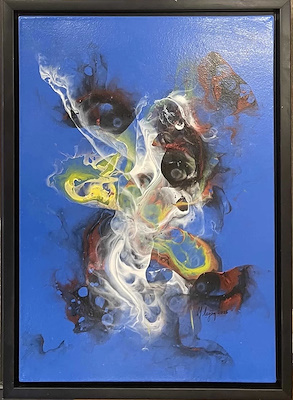 Murat İşgör imzalı tablo — Karışık Teknik, 35×50 cm, 1.400 TL müzayede satışı