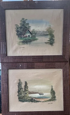 Vahdi Pekin imzalı tablo — Yağlıboya, 23×29 cm, 4.750 TL müzayede satışı