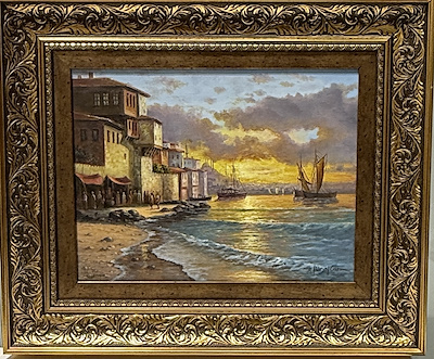 Ahmet Birol Can imzalı tablo — Yağlıboya, 30×39 cm, 20.000 TL müzayede satışı