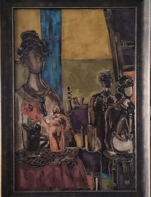 İclal Erentürk Güçsav imzalı tablo — Yağlıboya, 75×50 cm, 4.000 TL müzayede satışı