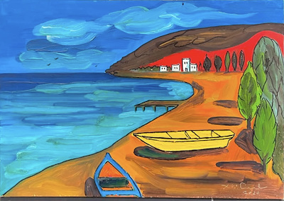 Ali Civil imzalı tablo — Yağlıboya, 35×50 cm, 1.000 TL müzayede satışı