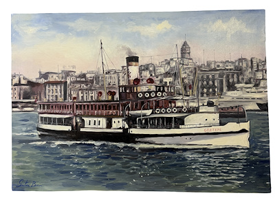 Sertaç Birim imzalı tablo — Yağlıboya, 70×100 cm, 1.500 TL müzayede satışı