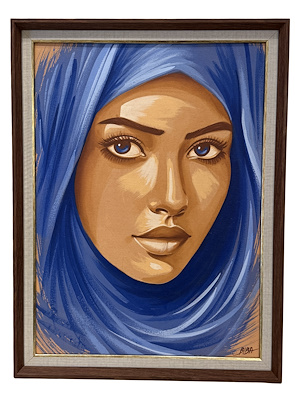 Bıba imzalı tablo — Yağlıboya, 64×46 cm, 1.000 TL müzayede satışı