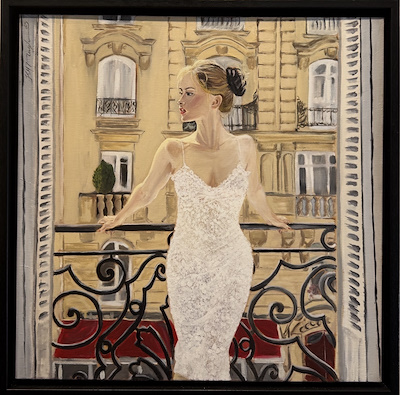 Kenan Hak imzalı tablo — Yağlıboya, 60×60 cm, 5.000 TL müzayede satışı
